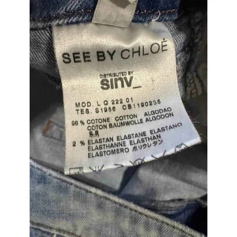 See by Chloe Classic Flared Light‎ Wash Jeans Y2K Size 28